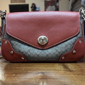 Coach Millie Bag with top handle and removable Crossbody Bag. NWT